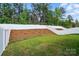 Expansive backyard features a privacy fence, lush green lawn, and professional landscaping at 8230 Verona Rd # 80, Charlotte, NC 28213