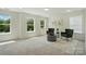 Bright bonus room featuring large windows, neutral walls, and inviting seating arrangements at 8230 Verona Rd # 80, Charlotte, NC 28213