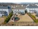 Aerial view showcasing home and expansive backyard at 112 Tetcott St, Mooresville, NC 28115