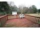 Back deck with two chairs and view of backyard at 2038 Mallard Creek Dr, Rock Hill, SC 29732