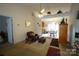 Open concept living area showing access to kitchen and bedroom at 2038 Mallard Creek Dr, Rock Hill, SC 29732