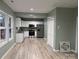 Open concept kitchen with stainless steel appliances at 815 Jefferson St, Shelby, NC 28150