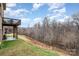 Private backyard with a deck and wooded views at 2548 Flintshire Ln, Gastonia, NC 28056