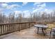 Wooden deck overlooking a wooded area, perfect for relaxing at 2548 Flintshire Ln, Gastonia, NC 28056