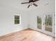 Bright bonus room with French doors leading to the backyard at 3453 Selwyn Ave, Charlotte, NC 28209