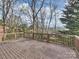 Spacious deck with wooded views at 3453 Selwyn Ave, Charlotte, NC 28209