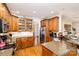 Kitchen with granite countertops, wooden cabinets, and stainless steel appliances at 355 Sardis Rd N Alt Rd, Charlotte, NC 28270