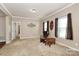 Living room with hardwood floors and neutral color palette at 1485 Adkin Dr, Iron Station, NC 28080