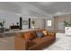 Spacious finished basement featuring a comfortable seating area and walk-out access to the outdoors at 1769 Old Nc 27 Hwy, Mount Holly, NC 28120