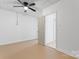 Spacious basement room with ceiling fan and neutral color palette at 1769 Old Nc 27 Hwy, Mount Holly, NC 28120