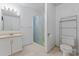 Clean bathroom with shower, toilet and sink at 1769 Old Nc 27 Hwy, Mount Holly, NC 28120