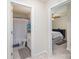 Bathroom with toilet, sink, and shower at 226 J.P. Dr, Albemarle, NC 28001