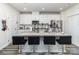 Modern kitchen with island and stainless steel appliances at 226 J.P. Dr, Albemarle, NC 28001