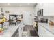 Modern kitchen with granite countertops and white cabinetry at 226 J.P. Dr, Albemarle, NC 28001