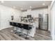 Modern kitchen with stainless steel appliances and granite countertops at 226 J.P. Dr, Albemarle, NC 28001