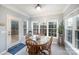 Charming breakfast nook with a table and chairs near a door to deck at 5022 Saybrook Dr, Harrisburg, NC 28075