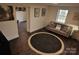 Finished basement with additional living space and a comfortable couch at 733 Azalea Dr, Chester, SC 29706