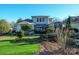 Artificial turf and stone accents in a backyard setting at 10439 Donahue Dr, Huntersville, NC 28078