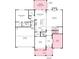 First floor architectural plan showing the layout of living spaces including kitchen, dining, study, and garage at 13312 Chopin Ridge Rd, Huntersville, NC 28078