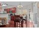 Bright kitchen with stainless steel appliances and wood cabinets at 13823 Waverton Ln, Huntersville, NC 28078