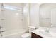 Clean bathroom with shower/tub and vanity at 145 Chertsey Dr, Mooresville, NC 28115