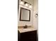 Small bathroom with granite vanity and updated fixtures at 5121 Stone Park Dr, Charlotte, NC 28269