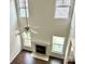 Spacious Gathering room featuring a fireplace and hardwood floors at 5121 Stone Park Dr, Charlotte, NC 28269