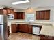 Kitchen boasts granite counters and stainless steel appliances at 5121 Stone Park Dr, Charlotte, NC 28269