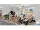 Spacious living room with hardwood floors and comfy seating at 111 Lois Ct, Statesville, NC 28625