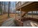 Gravel pathway leads to a storage shed in the backyard at 1934 Hickory Hills Dr, Denver, NC 28037