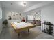 Finished basement with a pool table and home theater at 1934 Hickory Hills Dr, Denver, NC 28037