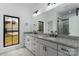 Bright bathroom features double vanity, granite counters, and modern fixtures at 2657 Polo Ln, Maiden, NC 28650