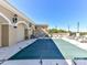 Inviting rooftop pool with a pool cover at 4620 Piedmont Row Dr # 606, Charlotte, NC 28210