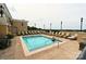 Refreshing rooftop pool perfect for a summer day at 4620 Piedmont Row Dr # 606, Charlotte, NC 28210