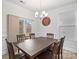 Formal dining room with wood table and sliding door at 111 N Shayna Rd, Troutman, NC 28166