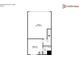 Basement floor plan showing bedroom, bath, and garage at 14243 Richmond Park Ave, Charlotte, NC 28277