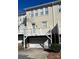 Townhouse exterior with deck and garage at 14243 Richmond Park Ave, Charlotte, NC 28277