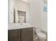 Modern bathroom with single vanity and bathtub at 1906 Lakedell Dr, Charlotte, NC 28215