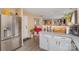 Stainless steel refrigerator and ample kitchen counter space at 2219 Kirkgate Ln, Charlotte, NC 28215