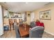 Kitchen features a breakfast bar and ample counter space at 2219 Kirkgate Ln, Charlotte, NC 28215