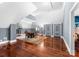 Bonus room with hardwood floors and a neutral color palette at 2310 La Maison Dr, Charlotte, NC 28226