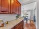 Spacious kitchen with granite countertops and ample cabinetry at 353 Killian Ct, Matthews, NC 28104