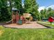 playground with play structures and swings at 353 Killian Ct, Matthews, NC 28104