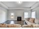 Living room with hardwood floors and fireplace at 414 Shallowford Dr # 44, Rock Hill, SC 29732