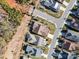 Aerial view of house and surrounding neighborhood at 7145 Hanging Rock Ct, Denver, NC 28037