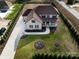 Aerial view of house and driveway at 719 Greenbriar Dr, Matthews, NC 28104