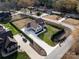 Aerial view of the house and surrounding area at 719 Greenbriar Dr, Matthews, NC 28104