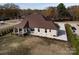 Aerial view of house and backyard at 719 Greenbriar Dr, Matthews, NC 28104