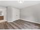 Spacious bedroom with hardwood floors and double door closet at 719 Greenbriar Dr, Matthews, NC 28104