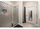 Clean bathroom with shower stall and updated fixtures at 1844 Giana Ln, Monroe, NC 28112